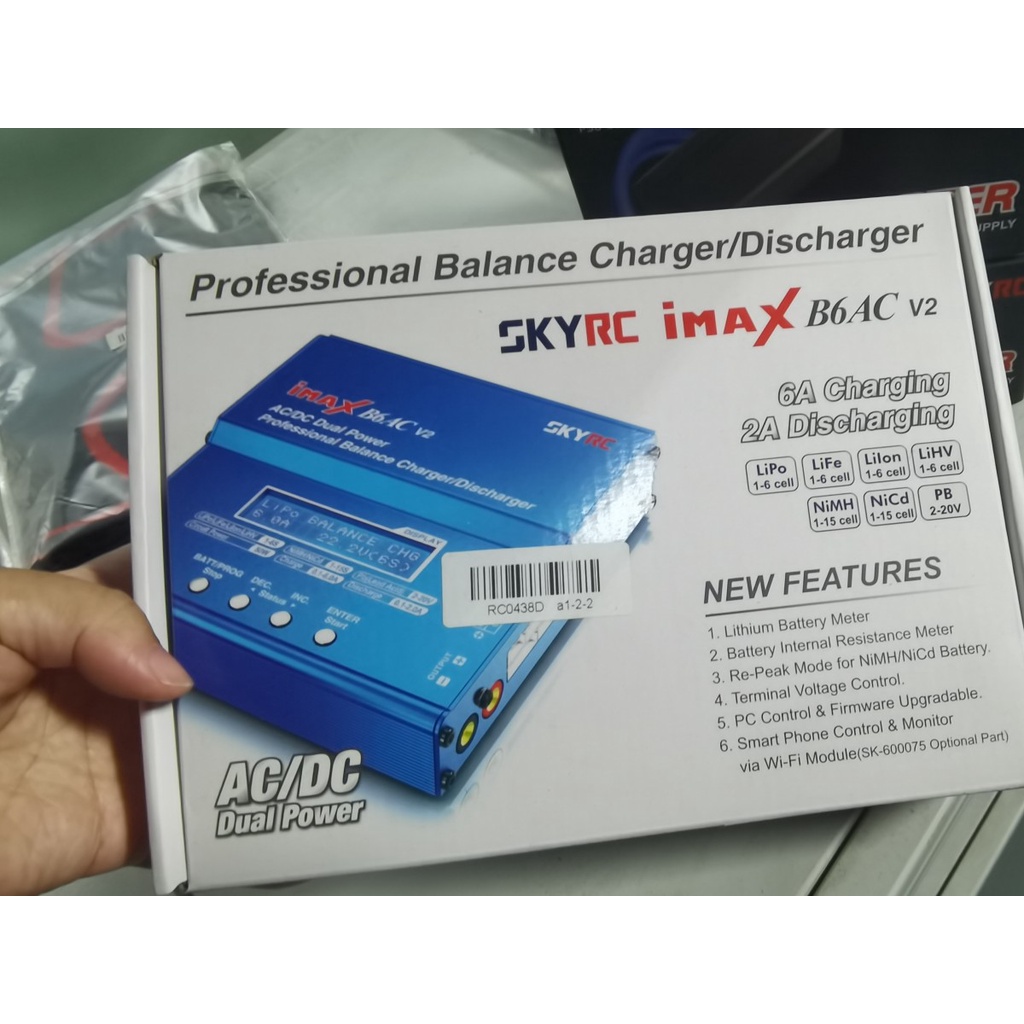 SKYRC iMAX B6AC V2 RC Charger 50W 6A Balance Charger Discharger Digital ...
