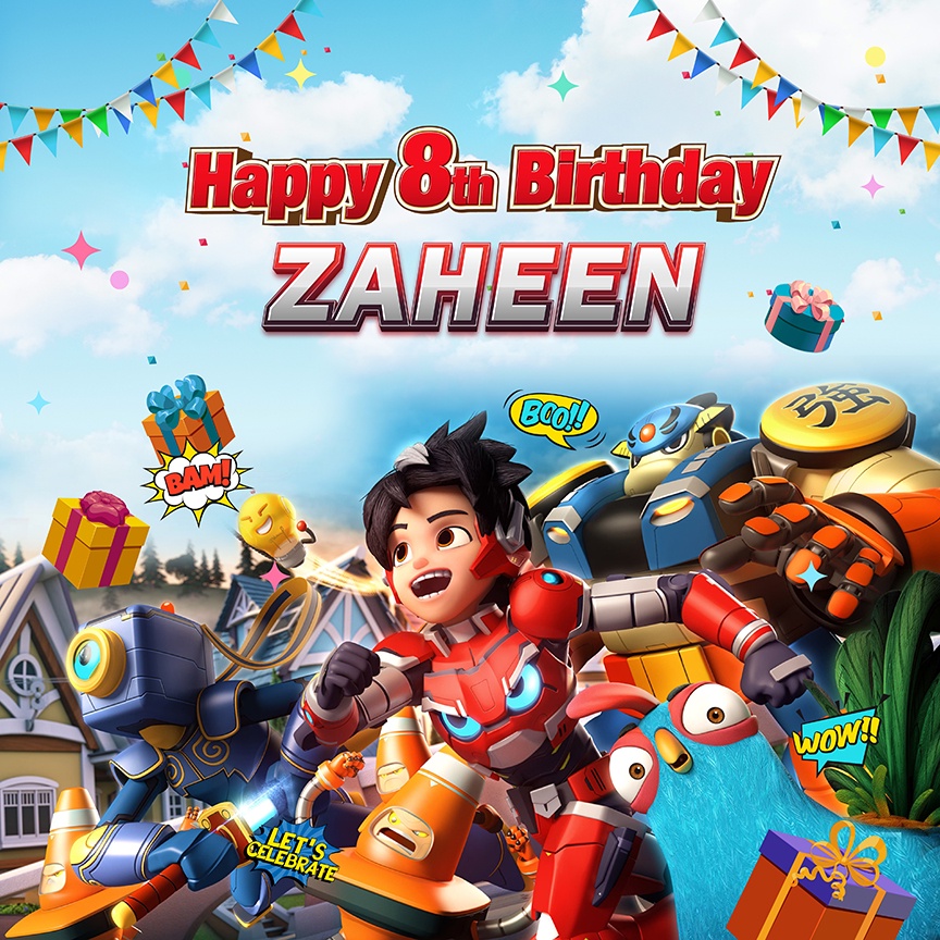Birthday Banner / Birthday Backdrop / Hari Jadi - Mechamato | Shopee