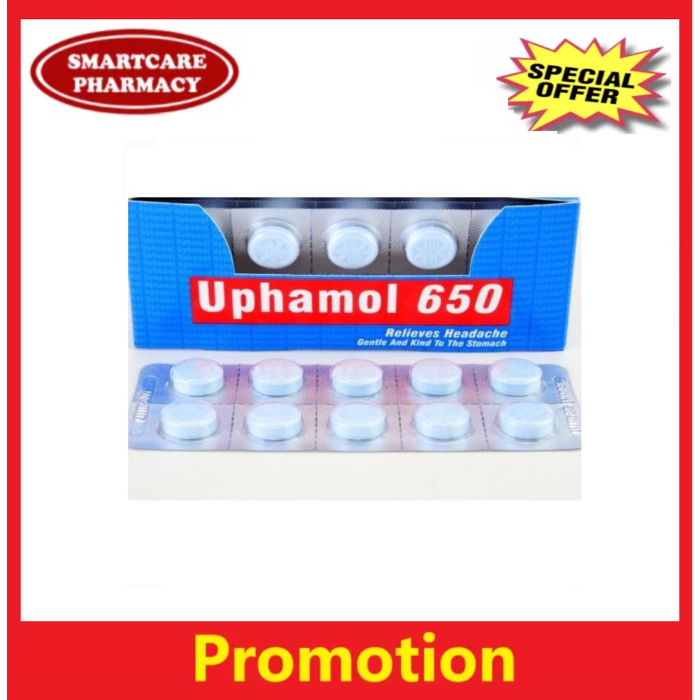 Uphamol 650 / paracetamol 650 10's- New Stock | Shopee Malaysia