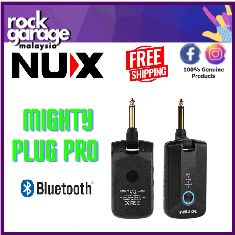 NUX Mighty Plug Pro MP-3（Gitar Portabel / Bass Amp dengan 