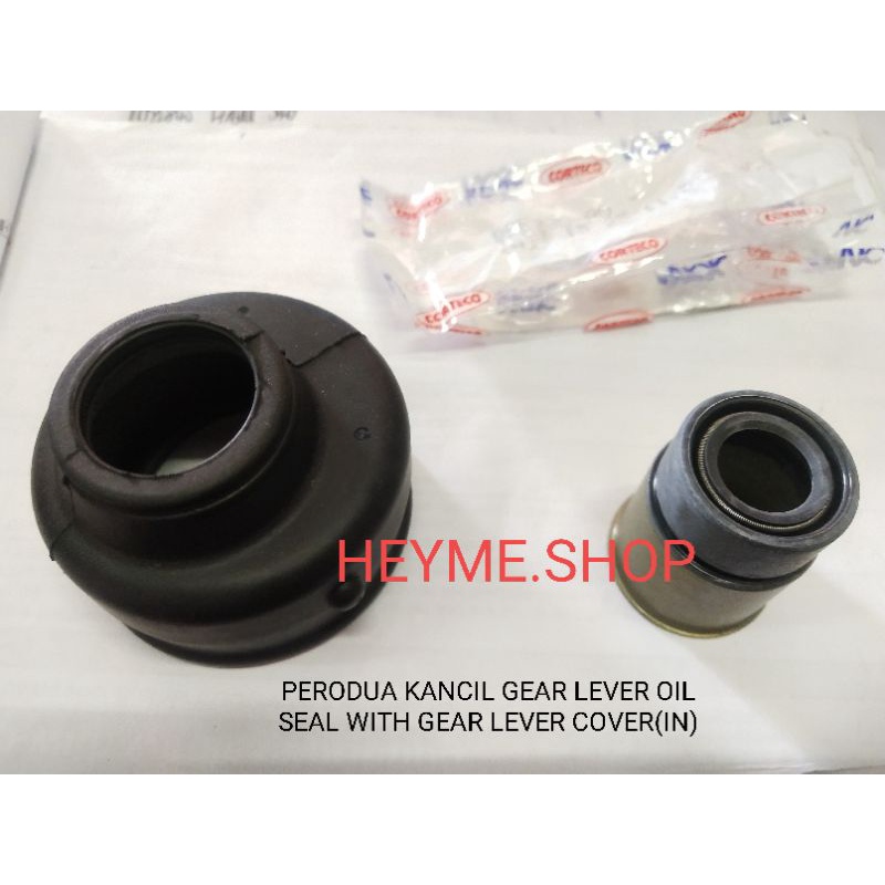 PERODUA KANCIL GEAR LEVER COVER(IN) WITH GEAR LEVEL OIL SEAL 15x25x11.3