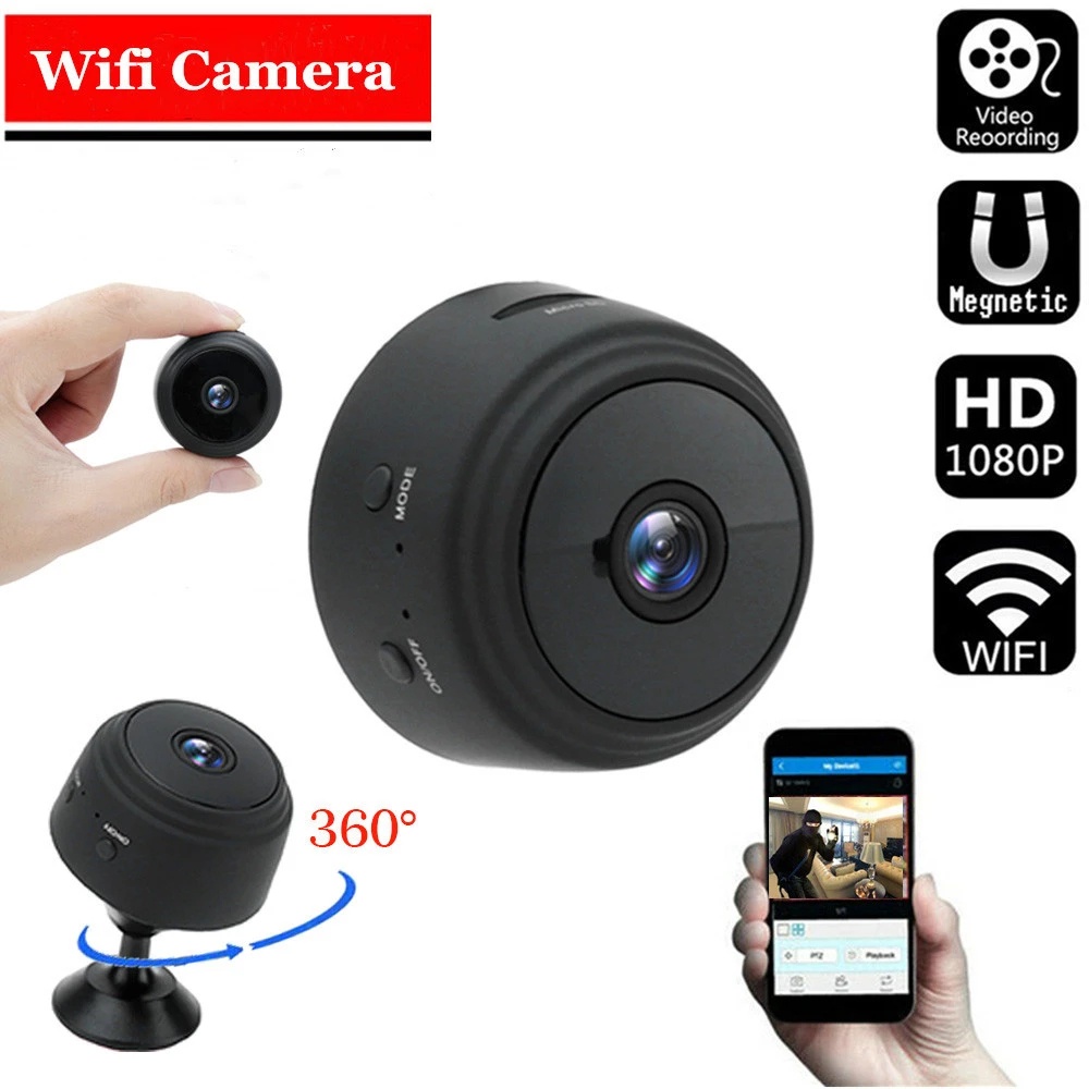 1 Set A9 Remote WiFi Wireless Camera / Mini 1080P HD Security ...