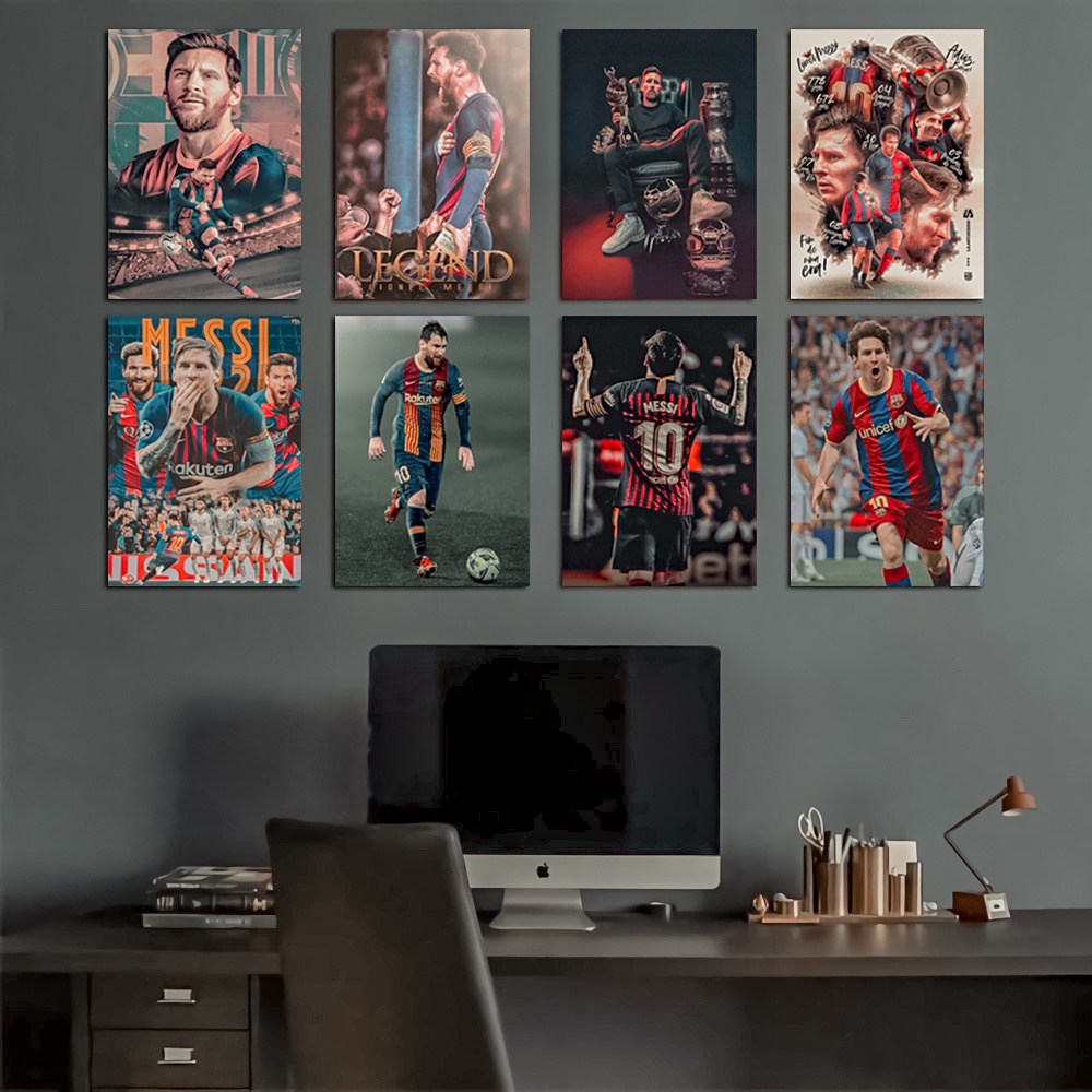 HIASAN DINDING Lionel MESSI Paste POSTER/ AESTHETIC Room Wall ...