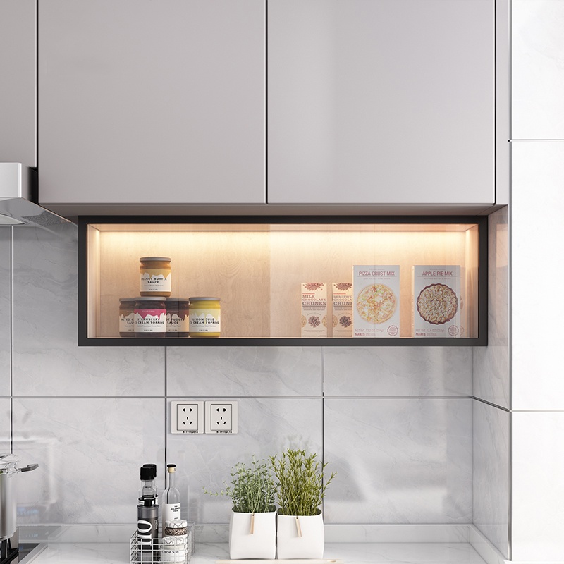 Highend kitchen wallmounted hanging condiment storage