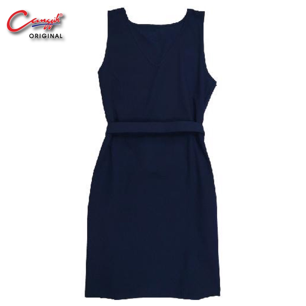 Canggih Pinafore Sekolah Rendah - Navy Blue CP007 | Shopee Malaysia