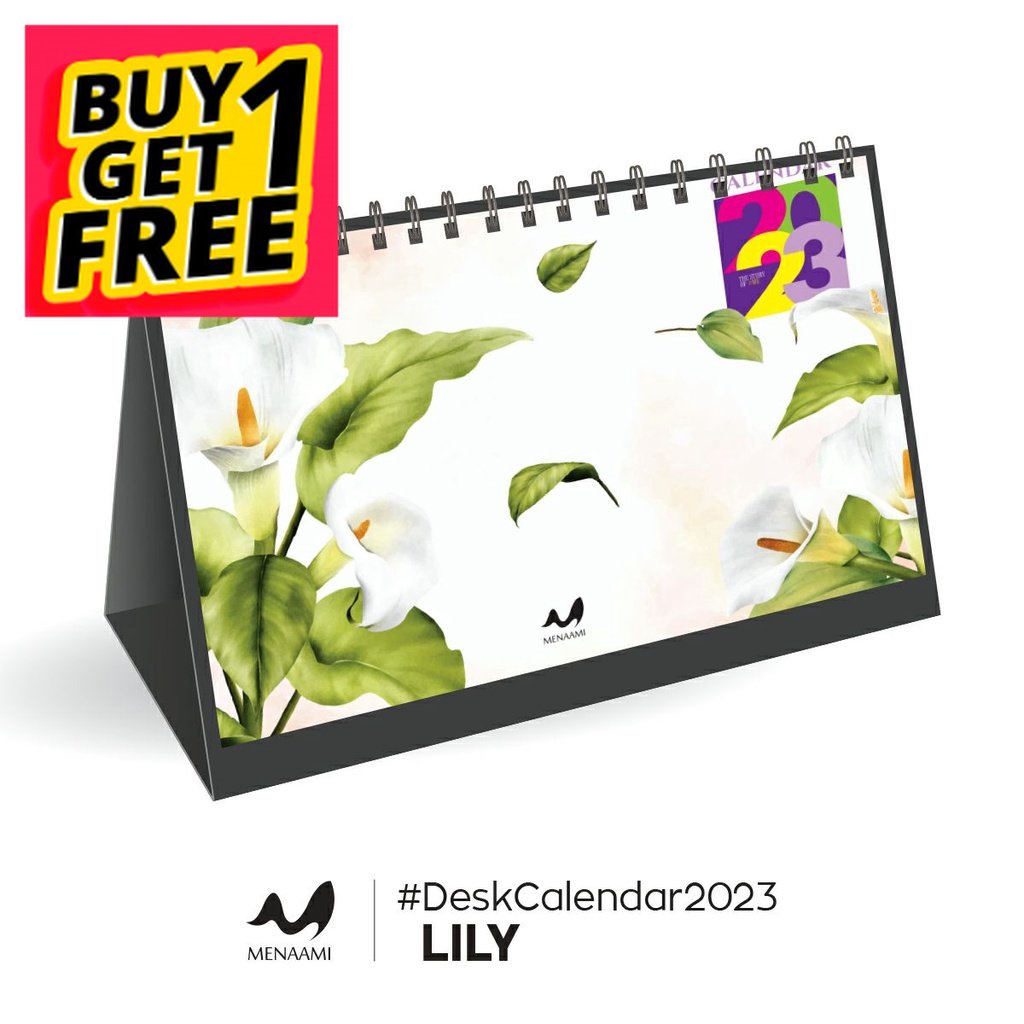[ MENAAMI ] Desk Calendar 2023 Table Calendar 2023 Islamic Calendar