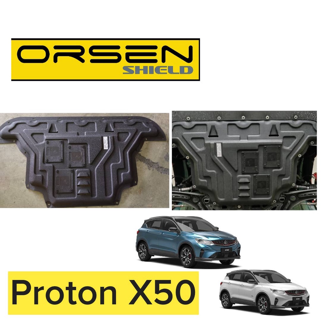Proton X50 ORSEN Car Under Engine Protection Guard Board Splash Shield ...