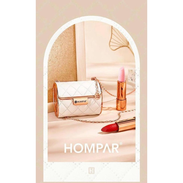 Hompar 4color lipstick 💄 Set white leather gift box 😍 Shopee Malaysia