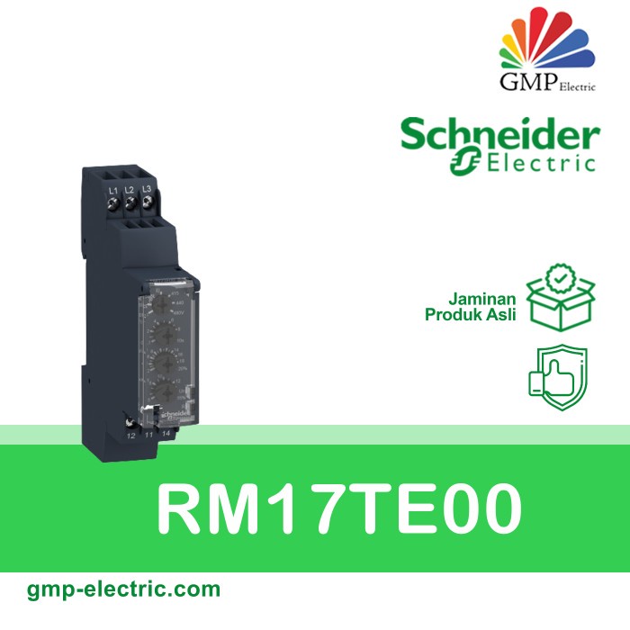 Rm17te00 Phase Control Relay Schneider (Ass/Seq/Loss/Over/Under Volt