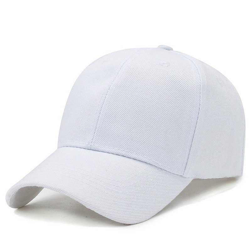 Topi Kosong Adjustable hat Casual Outdoor Plain Baseball Unisex Plain ...