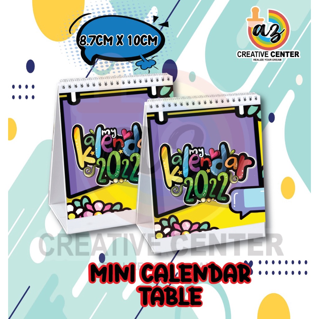 MINI KALENDAR 2023 (SOFT STAND) | Shopee Malaysia