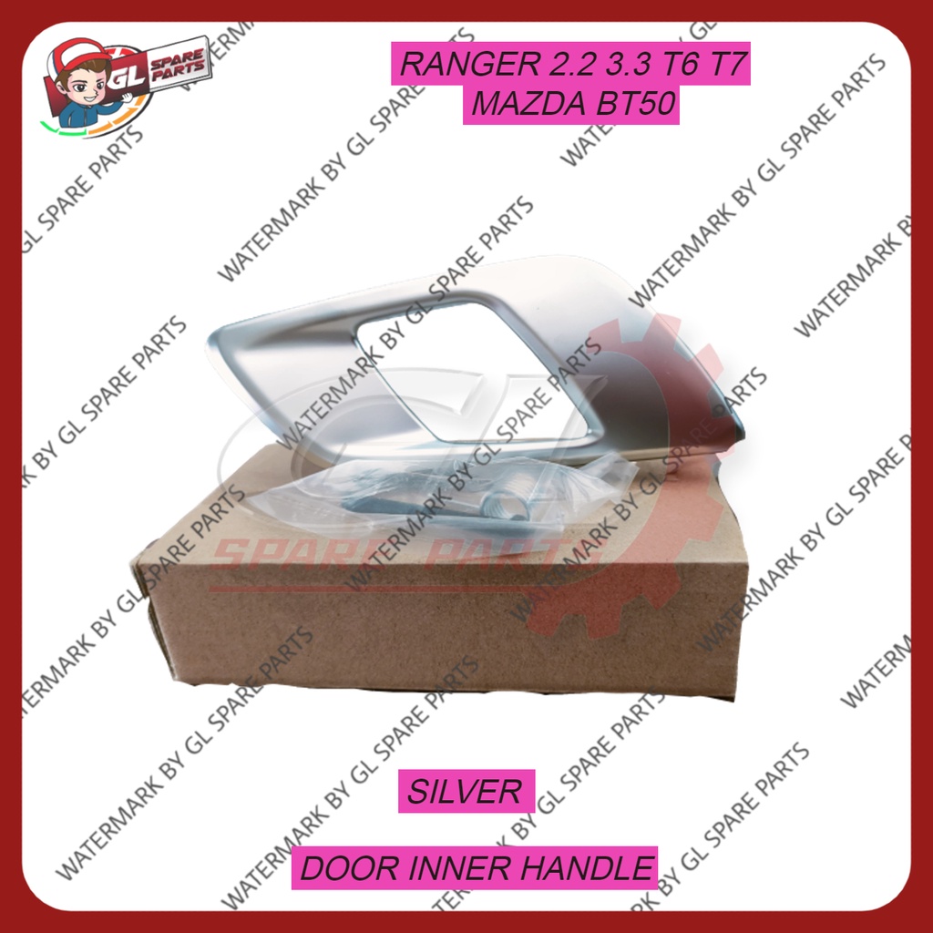 DOOR INNER HANDLE FORD RANGER T6 T7 2.2 3.2 BT50 (LH/RH)(KIRI/KANAN ...