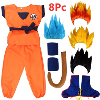 Boys Dragon Ball Z Goku Cosplay Costume Kids Child Dragonball Gohan Outfit  Anime