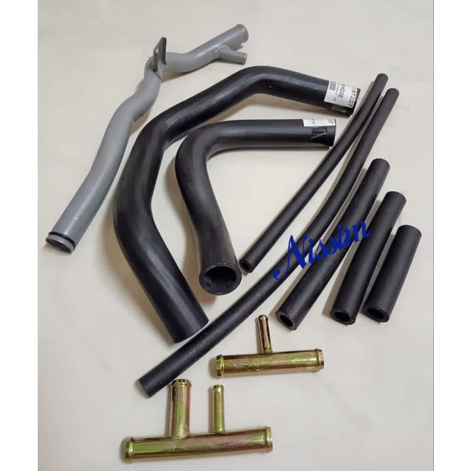 Water Pump Pipe & Rubber Hose Set 7pc & Water Pipe 3way & 4way Kancil