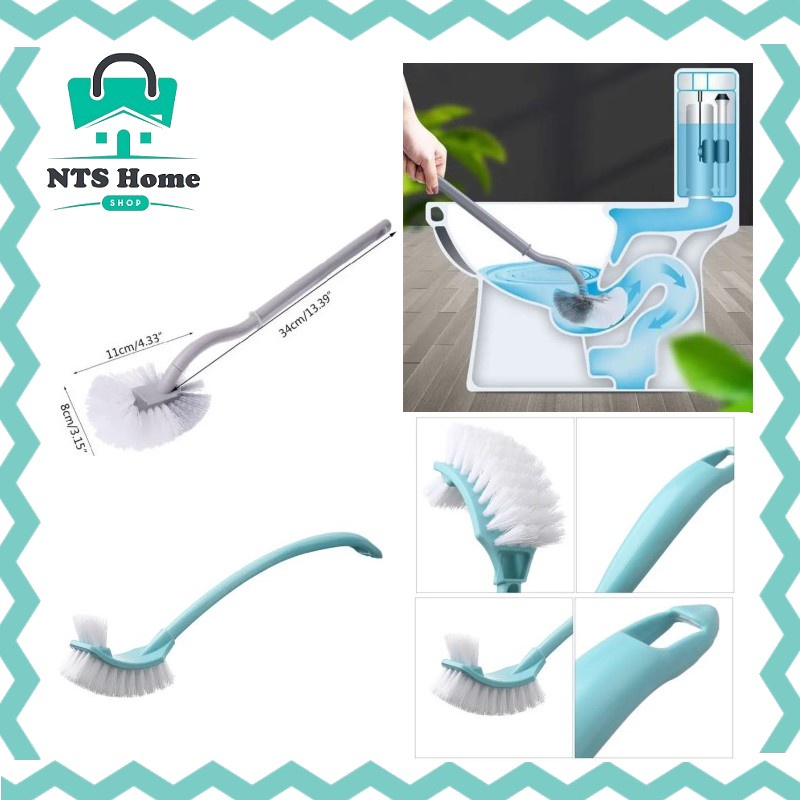 S Shape Toilet Bowl Brush Dual Head Toilet Cleaning Brush Berus Tandas Shopee Malaysia 7425