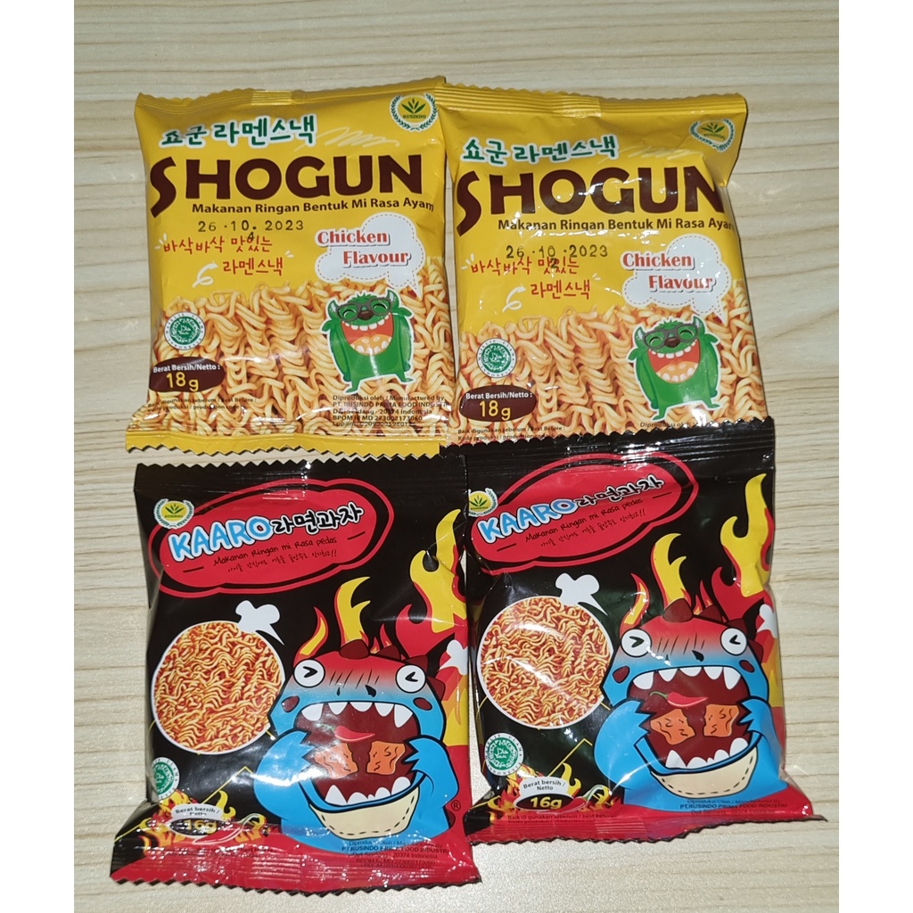 Shogun Snack Mie Kremes Korea 1box 20pcs Shopee Malaysia 3189