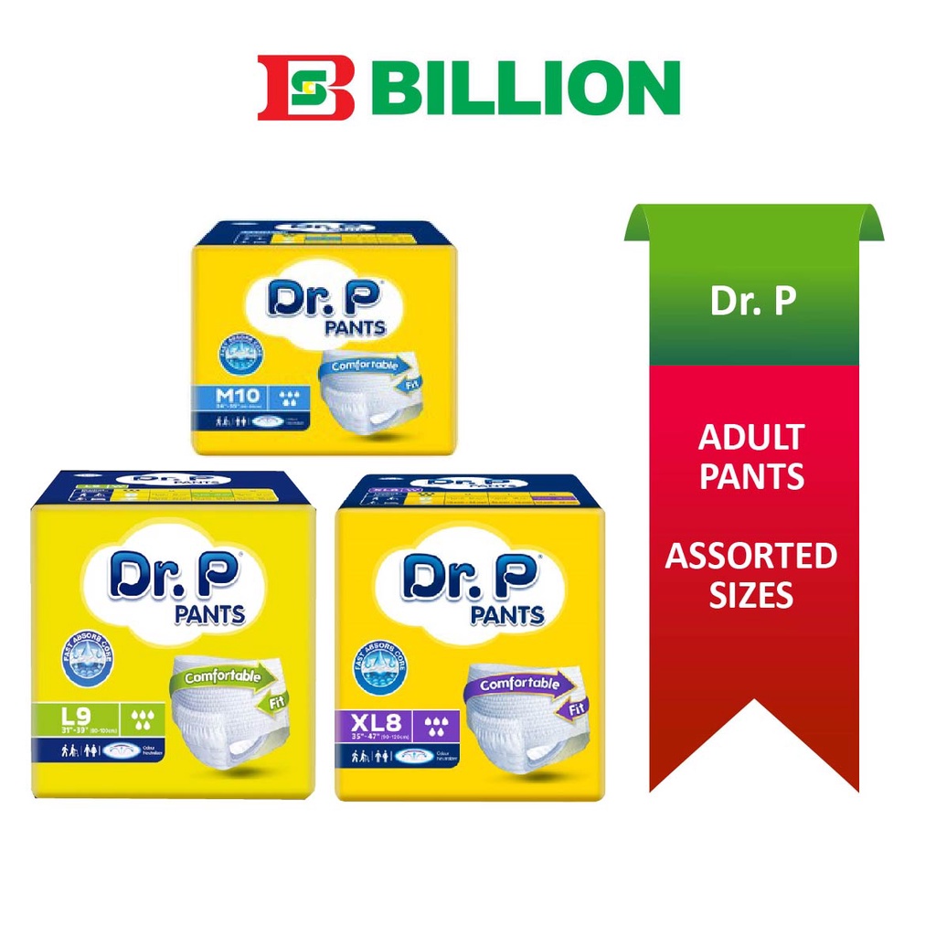 DR. P Adult Diapers Pants ( Assorted Sizes ) Shopee Malaysia