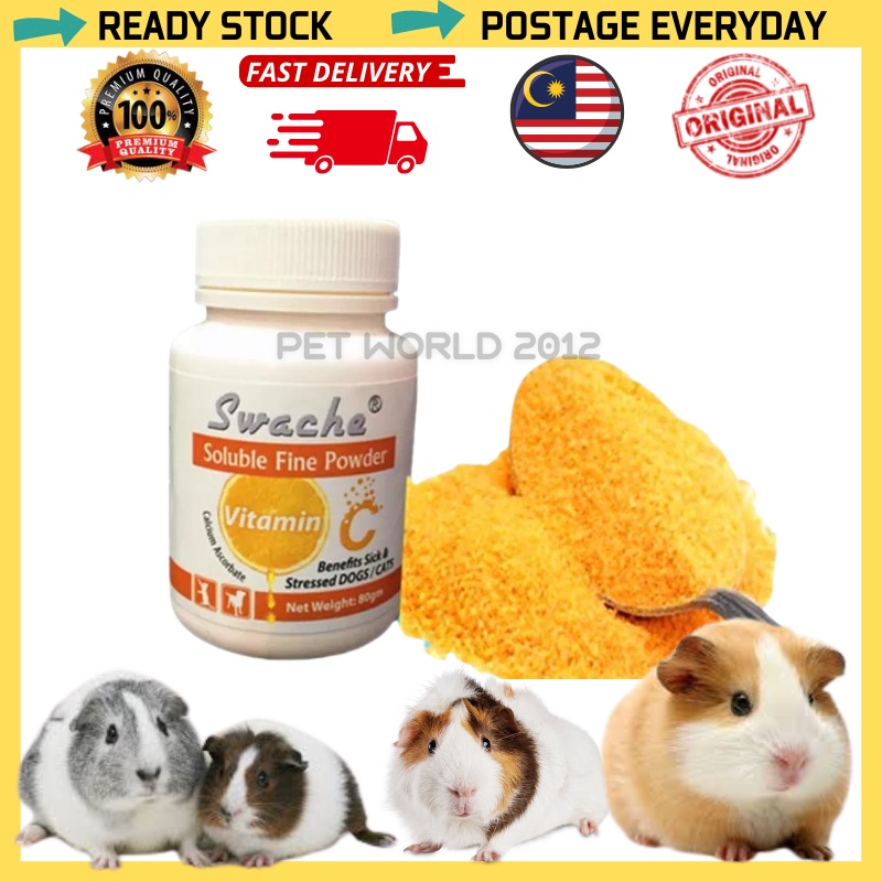 Image showcasing Swache Soluble Fine Powder Vitamin C & Calcium Ascorbate (Guinea pig ...
