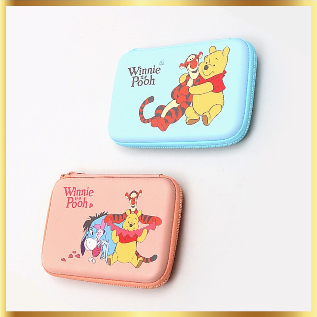 Winnie the Pooh Pencil Case TwoSpace Mesh Net Divider Shopee Malaysia