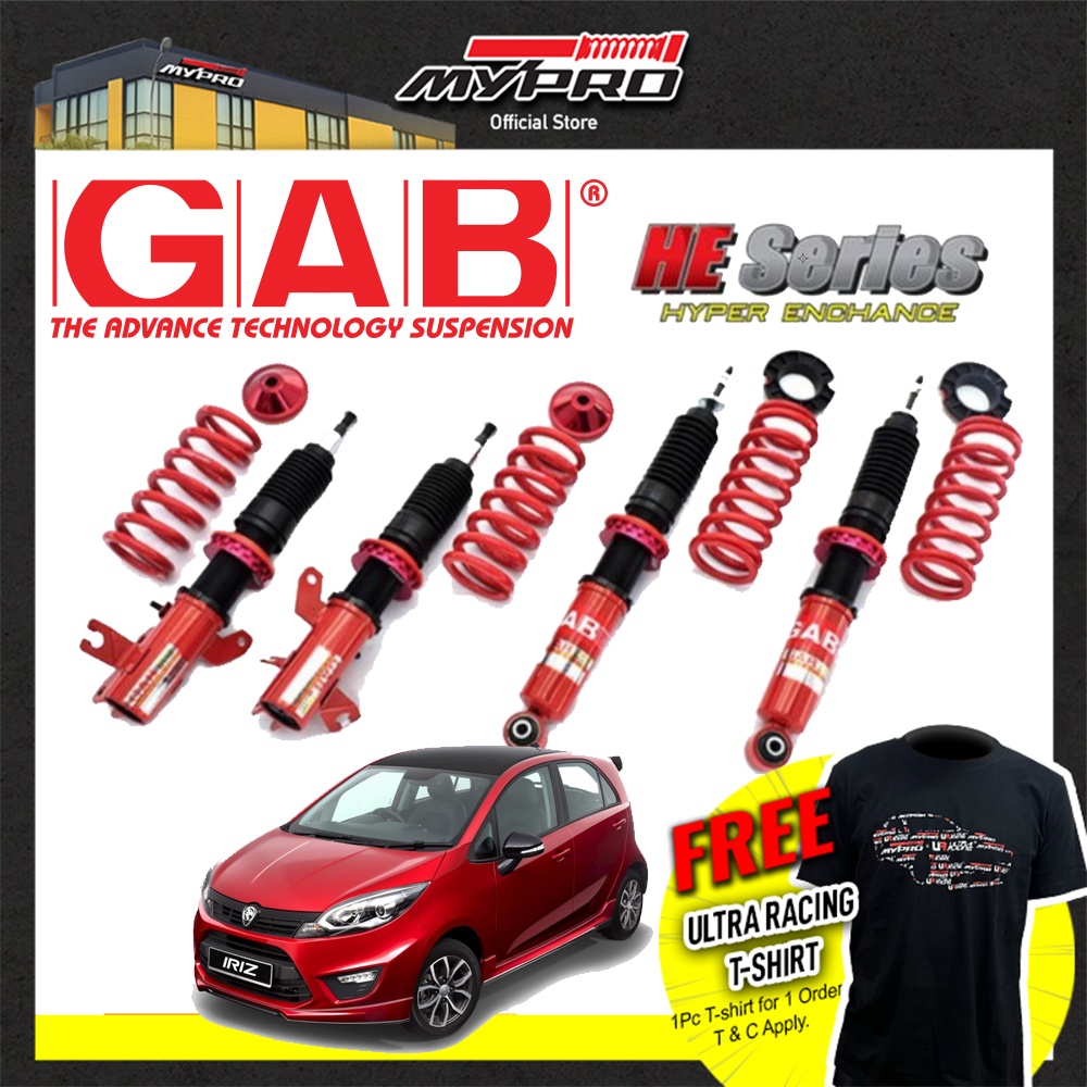 🔥Best🔥Proton IRIZ GAB HE SERIES Hi Lo Body shift Adjustable Suspension