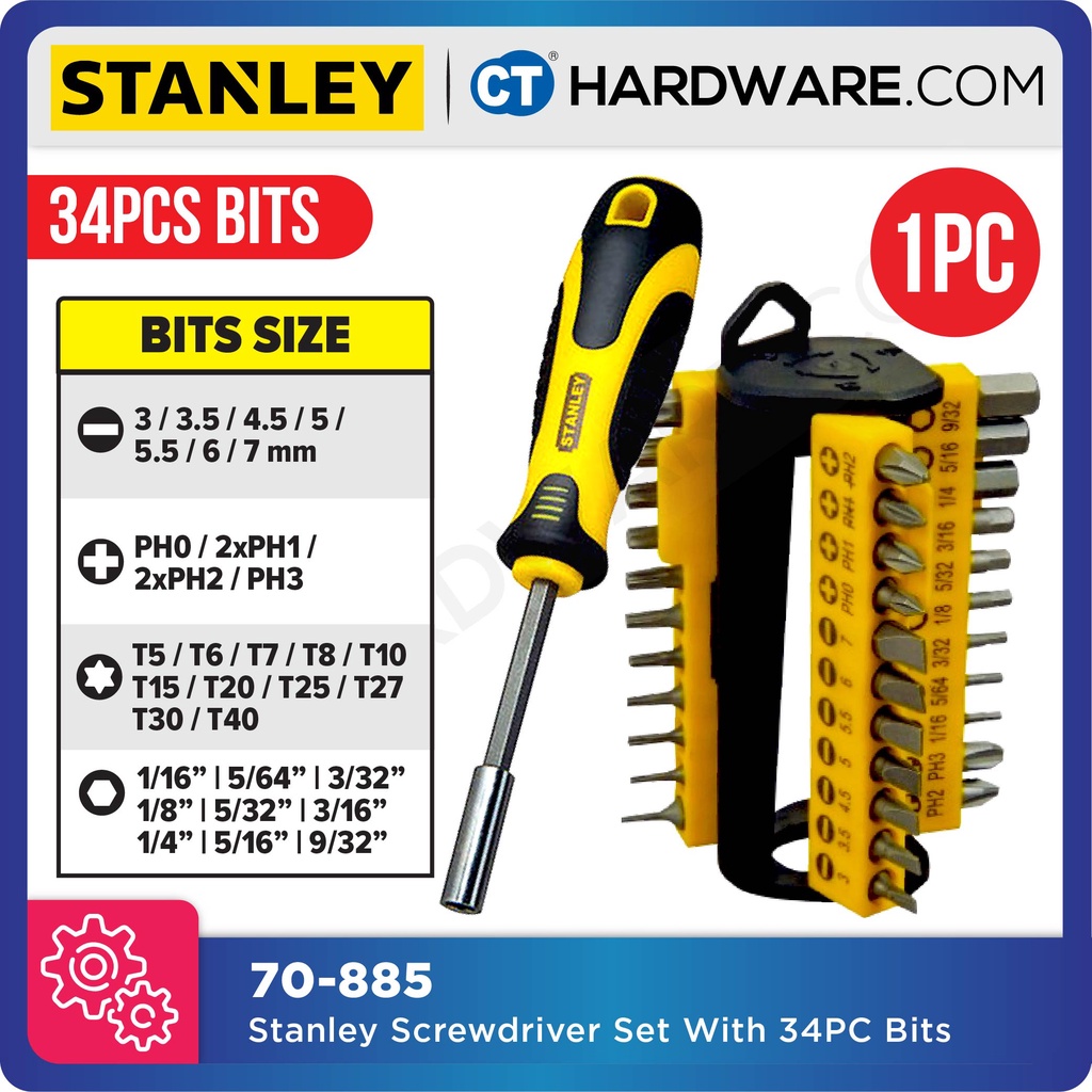 Stanley STHT0-70885 Screwdriver Set 35 in 1 –