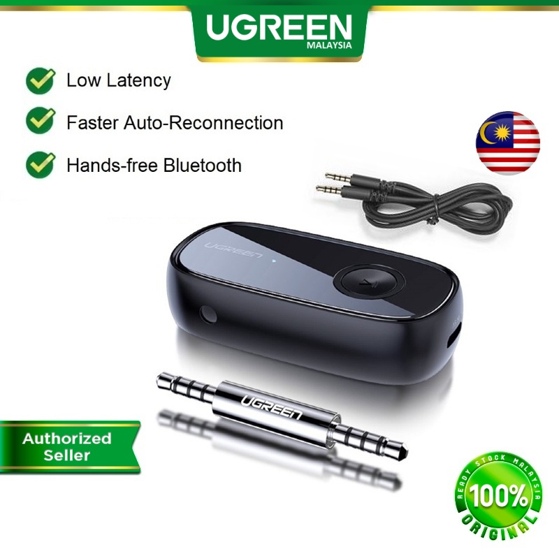 UGREEN Bluetooth Receiver 5.0 aptX LL 3.5mm AUX Jack Music Audio