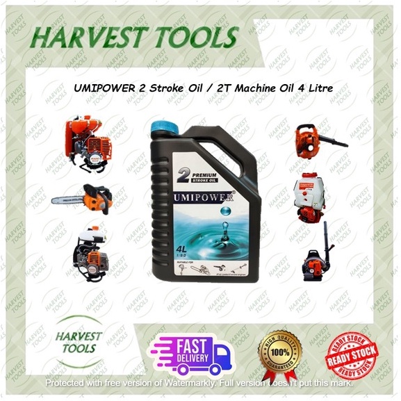 [ READY STOCK ] UMIPOWER 2 Stroke Oil / 2T Machine Oil 4000ML | Shopee ...