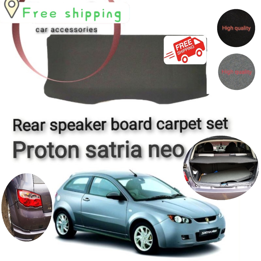 ALIBABA proton satria neo rear speaker board carpet set(Mdf board ...