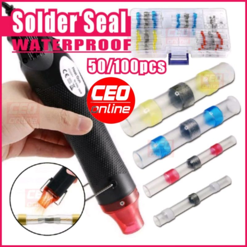 CEO 🇲🇾 Waterproof Solder Seal Heat Shrink Butt Wire Connectors
