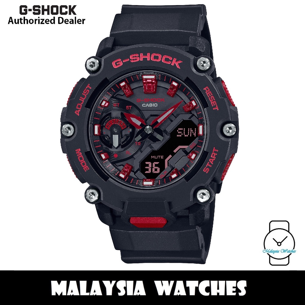 (OFFICIAL WARRANTY) Casio G-Shock GA-2200BNR-1A Ignite Series Black ...