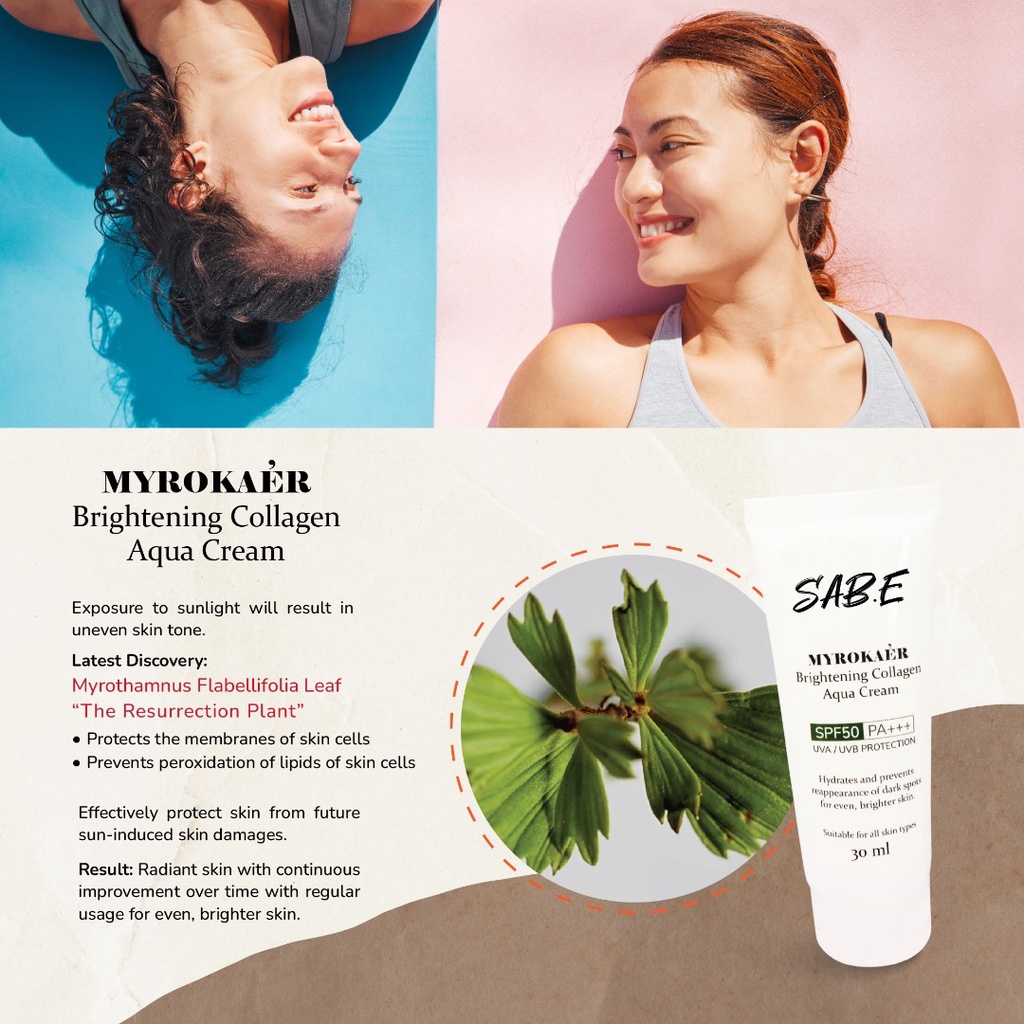 SAB.E (Brightening Collagen Aqua Cream) | Shopee Malaysia