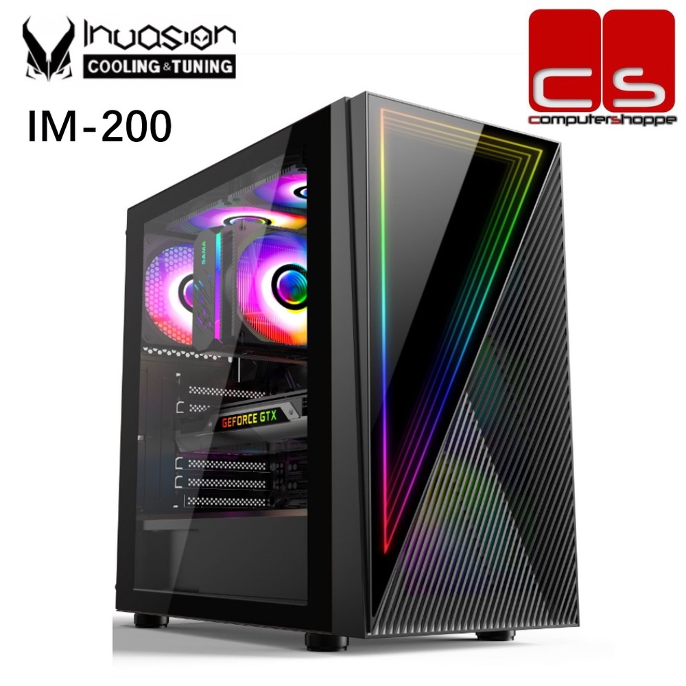 Invasion IM-200 ATX Mid-Tower Gaming Casing with ARGB Fan | Shopee Malaysia