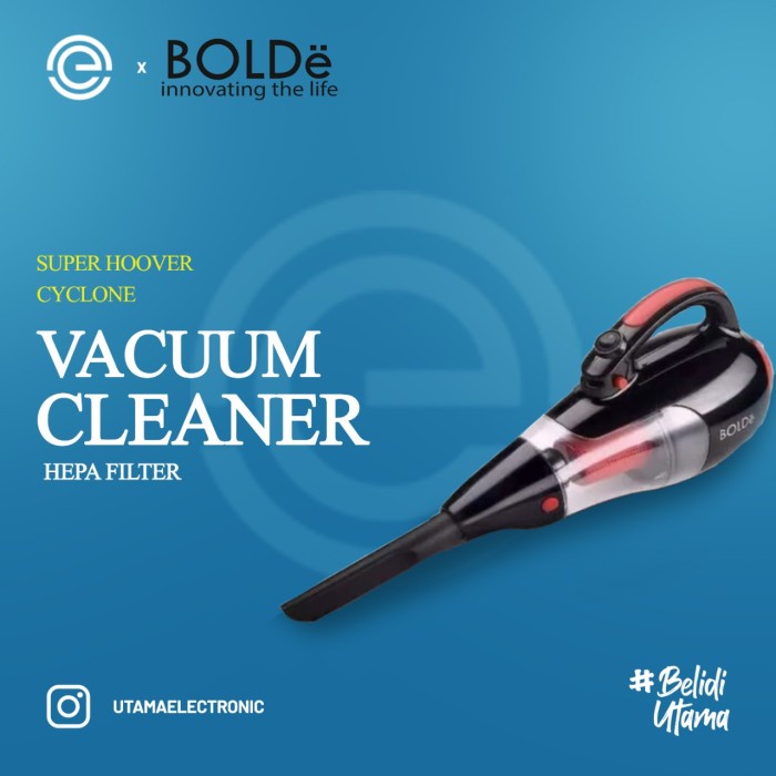 Bolde VACUUM & BLOW CLEANER SUPER HOOVER CYCLONE BLACK EDITION