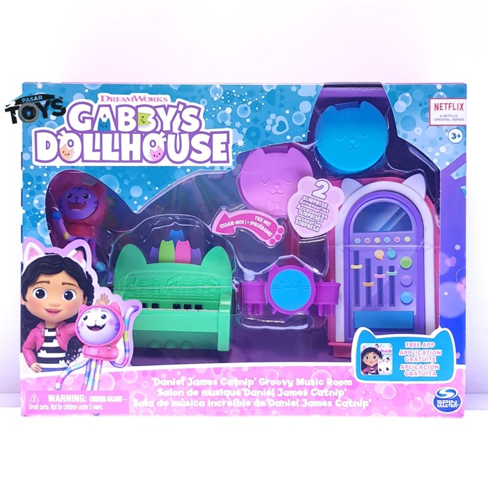 Gabby's Dollhouse Daniel James Catnip Groovy Music Room | Shopee Malaysia