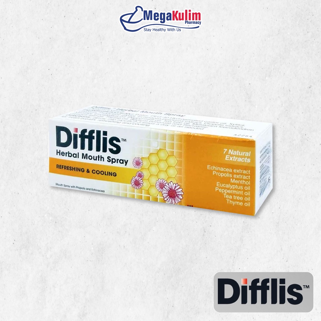 Difflis Herbal Mouth Spray (15mL) | Shopee Malaysia