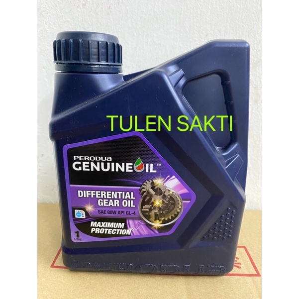 ORIGINAL PERODUA MANUAL GEAR OIL SAE 80W API GL-4 (1@Litre) | Shopee ...