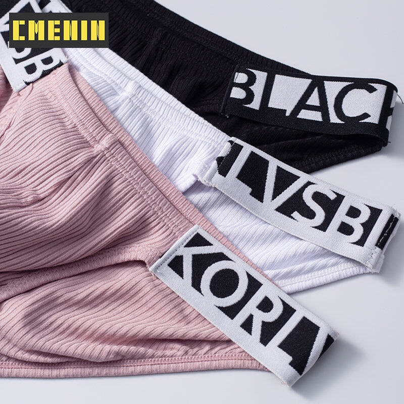 CMENIN ORLVS 3Pcs New Cotton Men's Panties Briefs Men Underpants Comfortable  Innerwear Jockstrap Underwear Man Brief OR6253