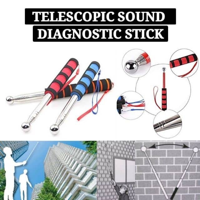 MKR Tapping Rod Tiles Checker Mable Checker Hollow Wall Hammer Hollow ...