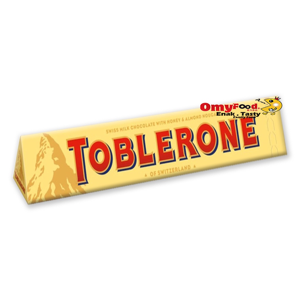 100g Toblerone Chocolate (Fruit & Nut/ White Chocolate/ Dark Chocolate ...