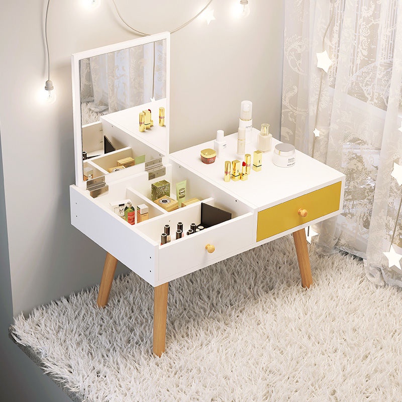 Bay Window Dressing Table Mirror Bedroom Internet Celebrity Modern ...