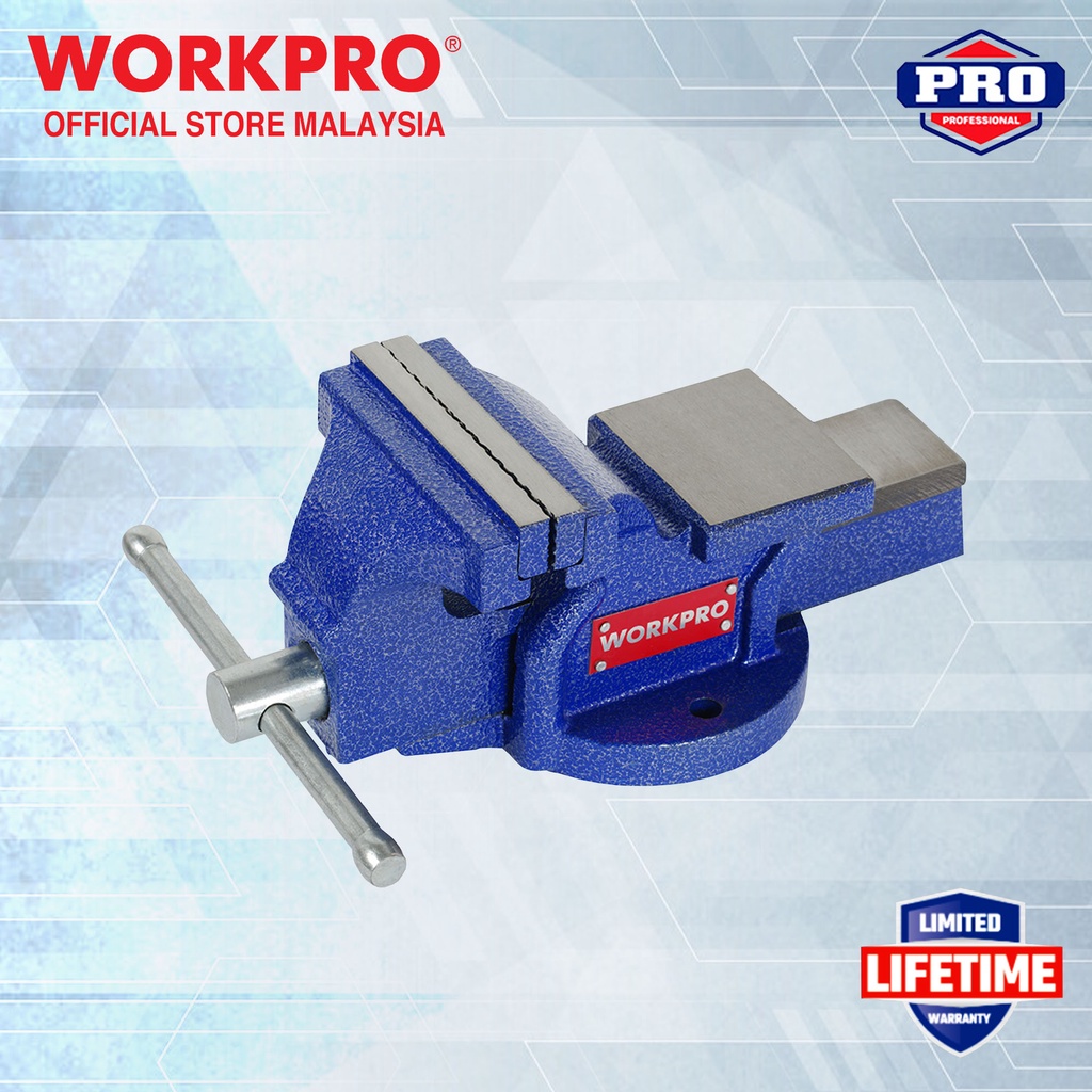 WORKPRO Bench Vise (100/130/16/200mm) Shopee Malaysia