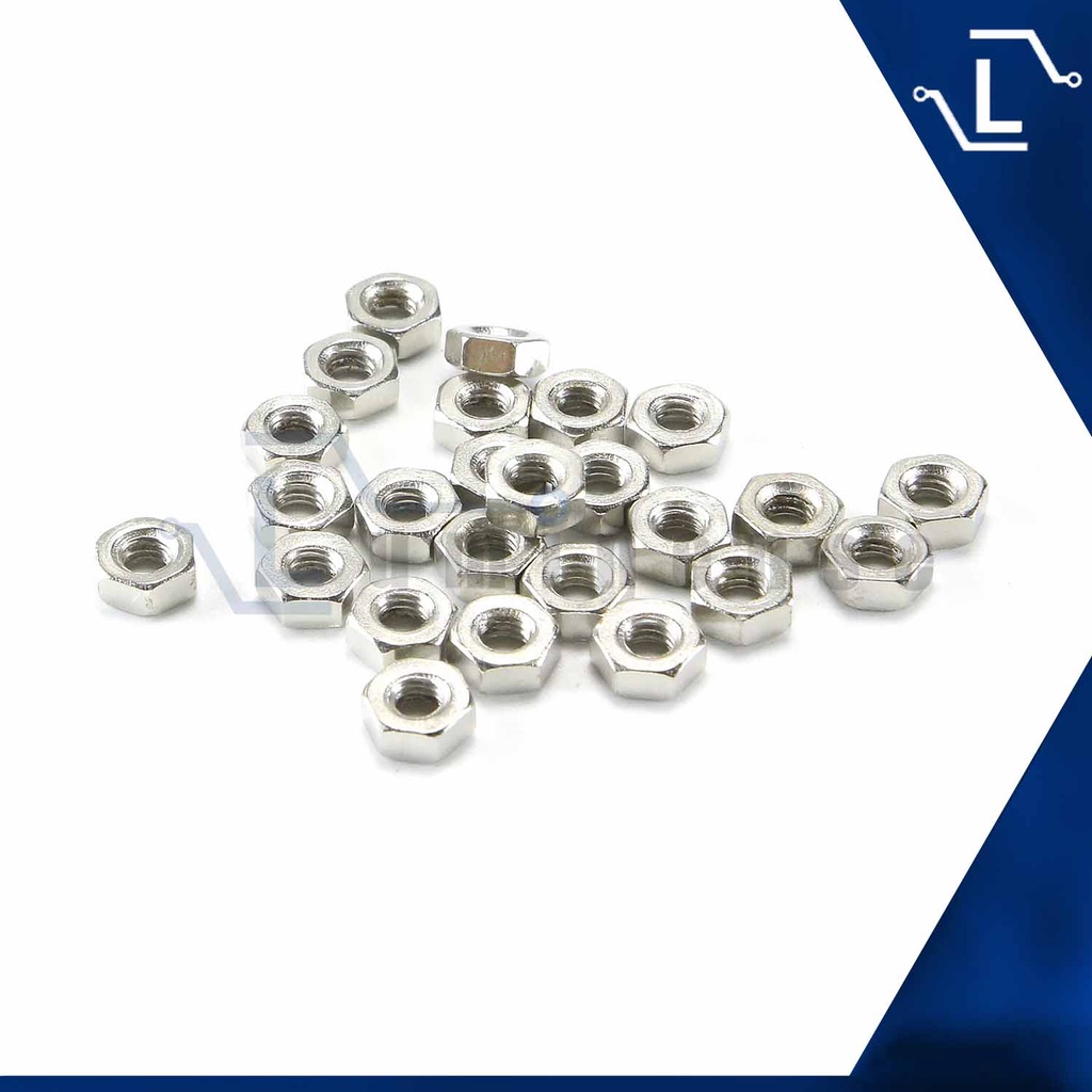 [Luminense] M3 Nut PCB Standoff Nut Brass standoff Bolt Nut 3mm