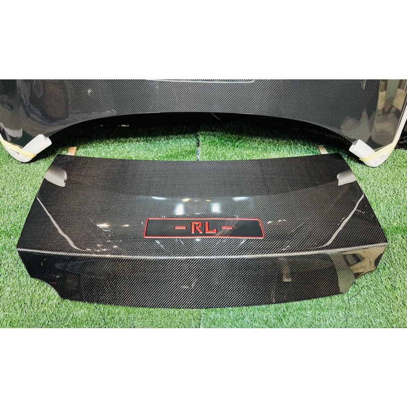 Nissan gtr gtr35 r35 r 35 rear trunk forged carbon fiber fibre bonnet ...