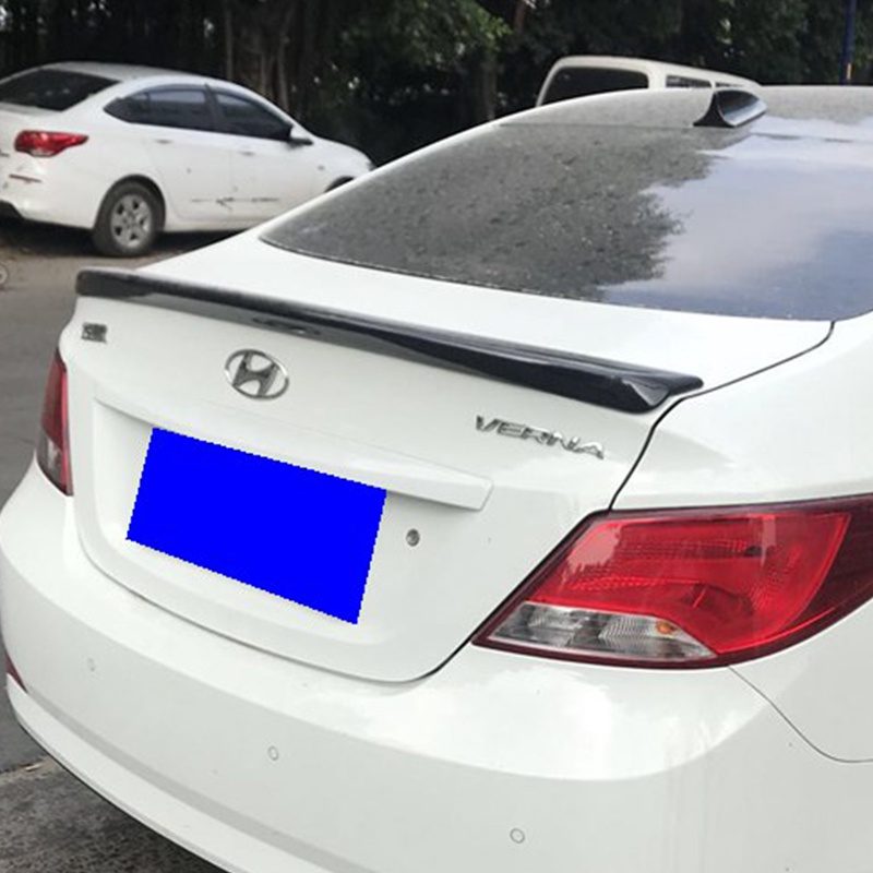 For Hyundai Verna Accent Solaris 20102016 Year Spoiler ABS Plastic