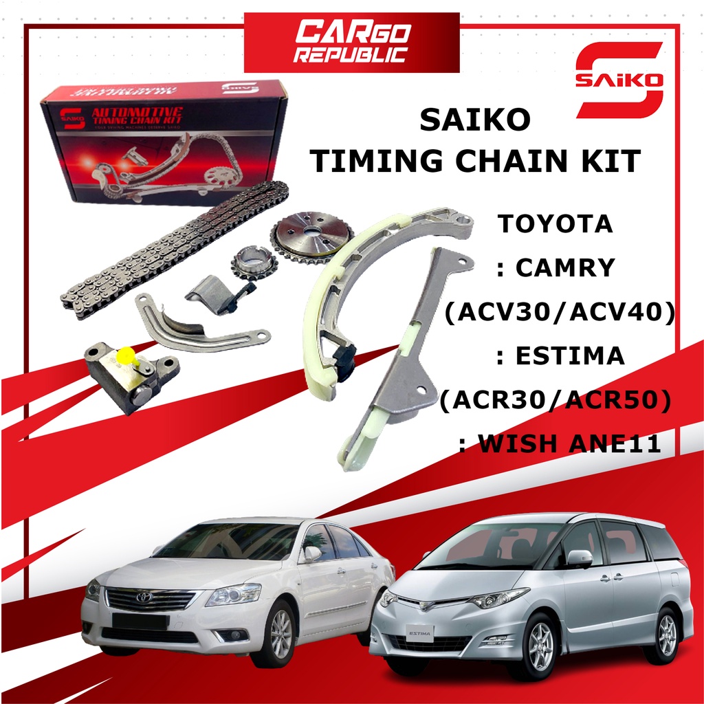 Toyota Camry Acv30 Acv40 Estima Acr30 Acr50 Wish Ane11 Saiko Timing Chain Kit Set Genuine 9505