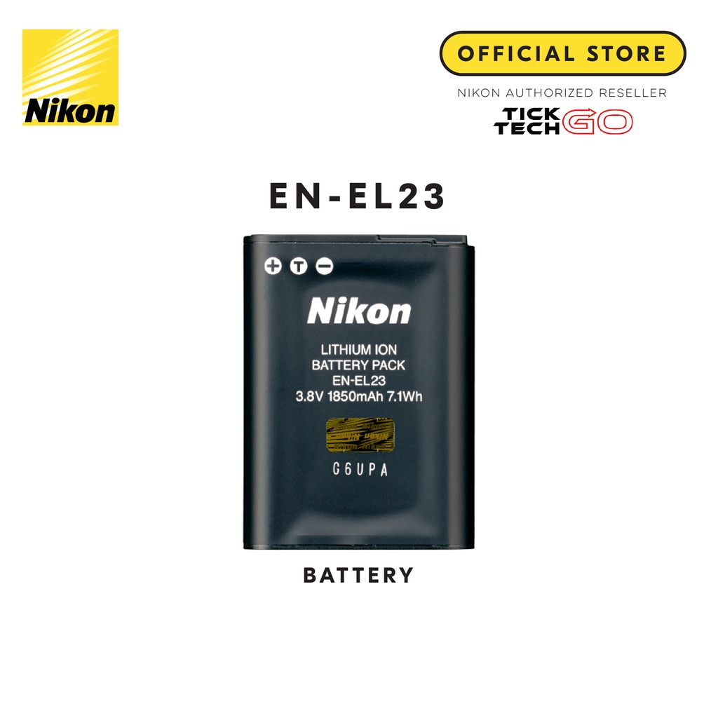 Nikon ENEL23 Rechargeable Liion Battery Shopee Malaysia