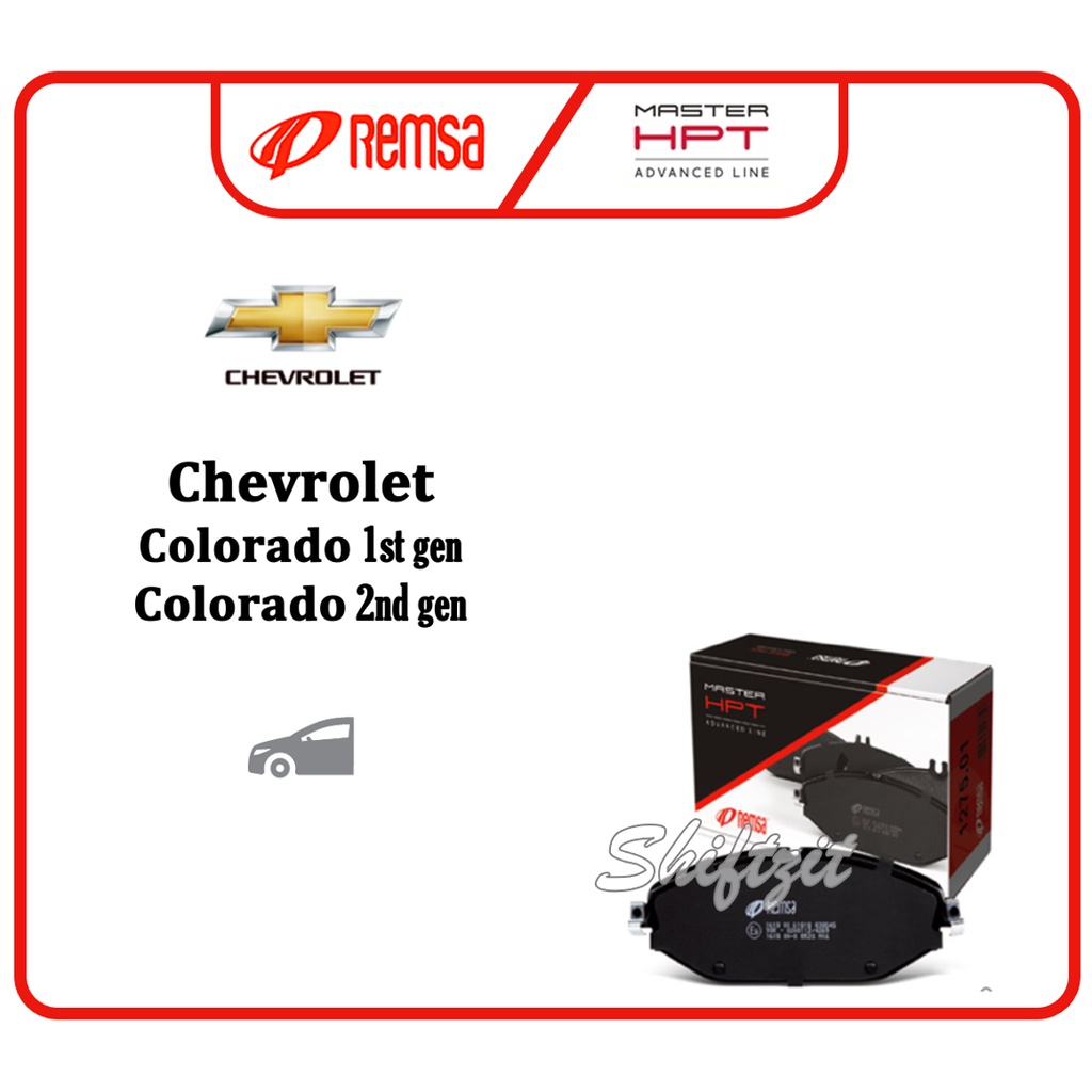 Remsa Ultra Ceramic Front Brake Pad - Chevrolet Colorado | Shopee Malaysia