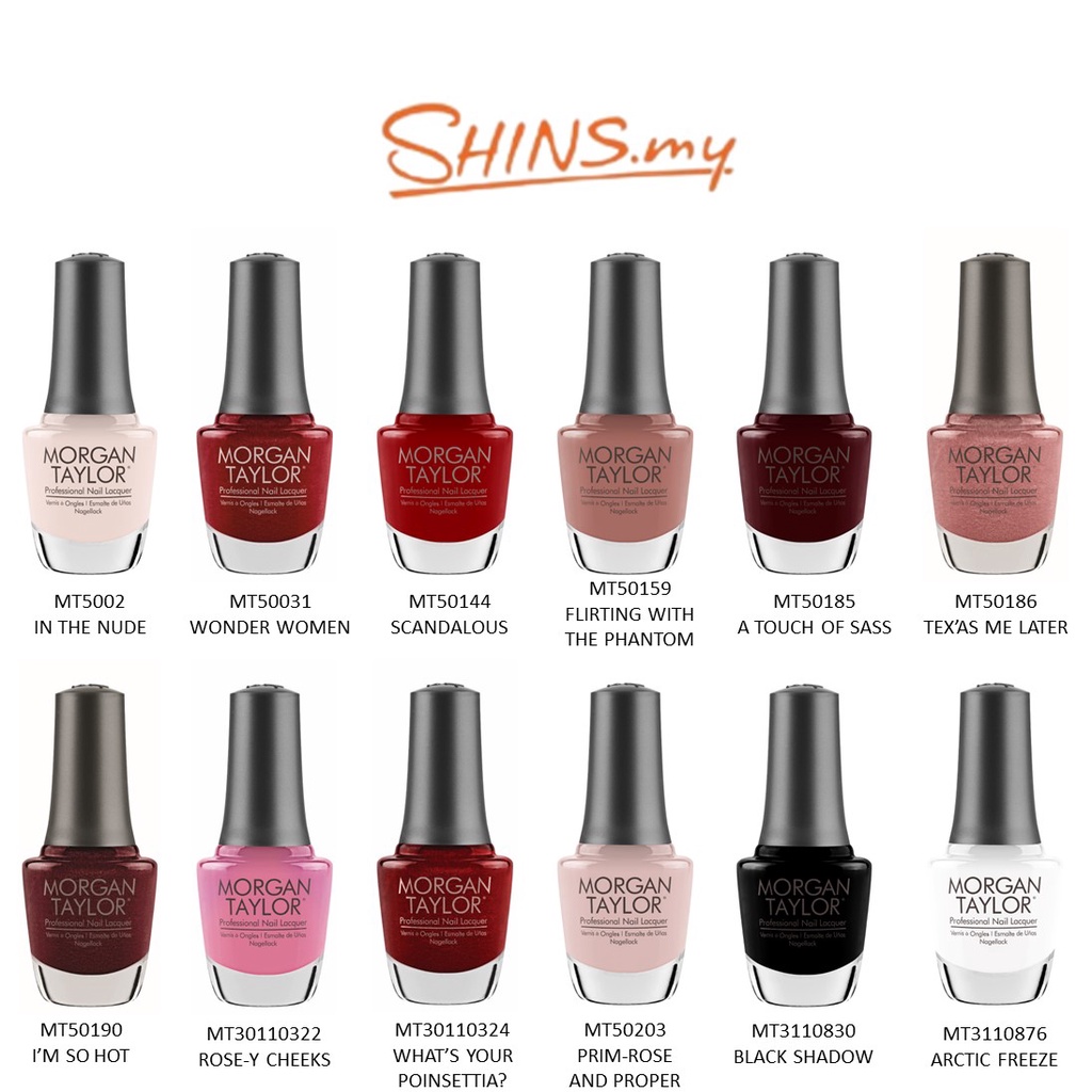 Morgan Taylor Core Colour Nail Polish (15ml) | Shopee Malaysia
