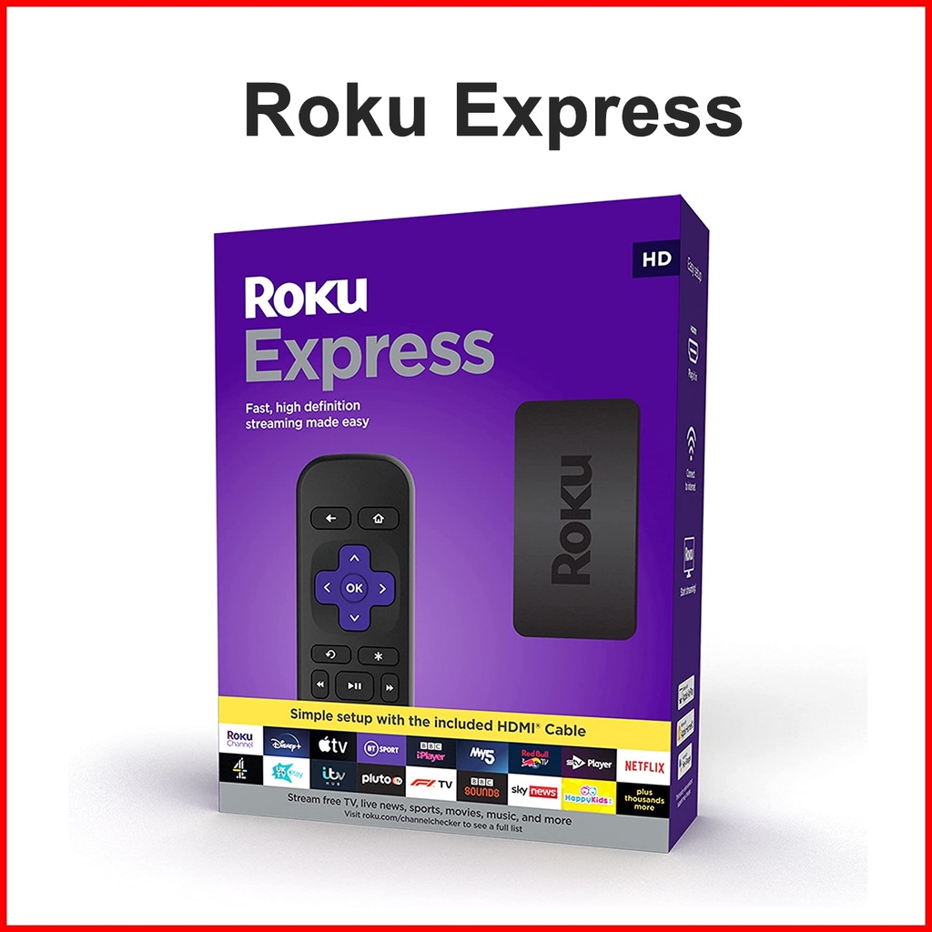 OPEN BOX | Roku Express 4K | Roku Express HD | Shopee Malaysia