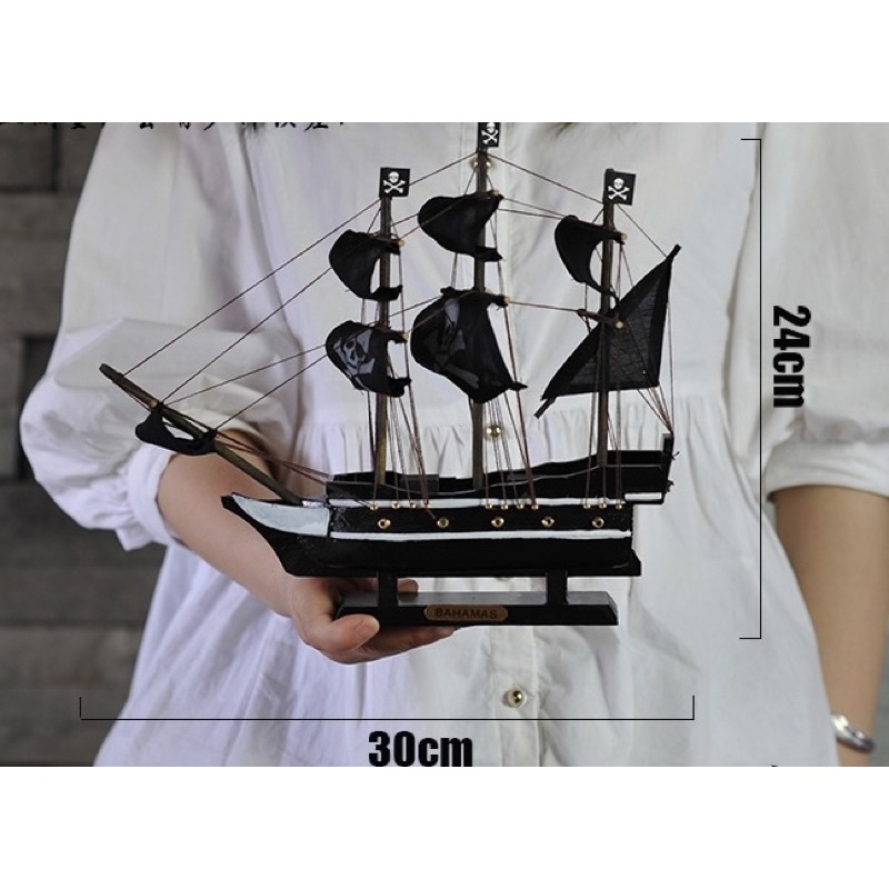 Caribbean pirate ship model, pirate ship model for gift decoration ...